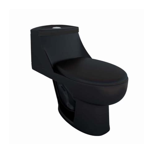 Sanitario Zeus One Piece Castel Negro Mate - CA-ZEUS BK - Azumestore