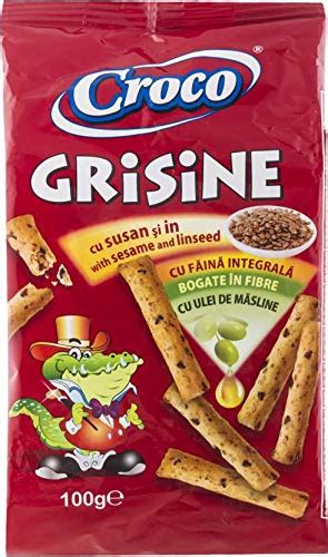 CROCO GRISINE Sesame and Linseed (100 g) : Amazon.in: Grocery & Gourmet ...