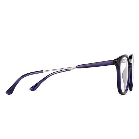Buy Blue Silver Full Rim Square Lenskart Air LA Air fusion LA E12406-C2 ...