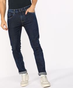 FLYING MACHINE Slim Men Blue Jeans - Buy FLYING MACHINE Slim Men Blue ...