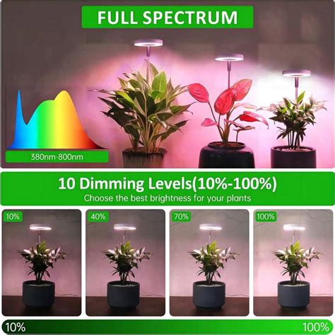 Plant Grow Light LED Growing Light Full Spectrum For Indoor Plants ...