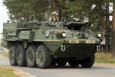 Bradleys, Strykers arrival in Rukla for Atlantic Resolve | Article ...