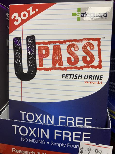 642125393065 UPC U Pass Fetish Urine 3 Oz