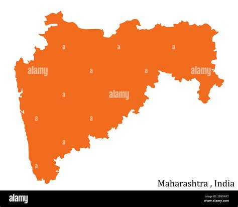 Map of maharashtra hi-res stock photography and images - Alamy