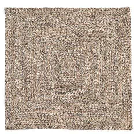 Colonial Mills Corsica 8 x 8 Braided Weathered Brown Square Geometric ...