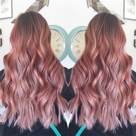 Dusty Rose hair // balayage // rose gold // rosey hair // pink hair ...