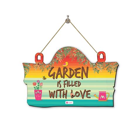 Indigifts Design Wooden Door Wall Hanging Family Funny Quirky Quote ...