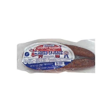 Country Pleasin' Smoked Pork Sausage (14 oz) Delivery or Pickup Near Me ...