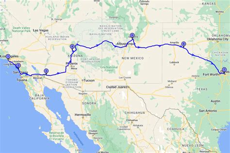 Matkakohde: Dallas - Los Angeles - Helin Matkat