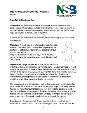 Fillable Online science energy Stay-All-Day Activity (MS/HS) Organizer ...