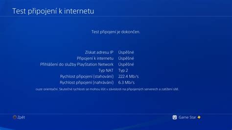 Image result for PS4 Test Internet Connection