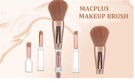 MACPLUS 4 in 1 Multifunction Makeup Brush (Powder Brush) : Amazon.in ...