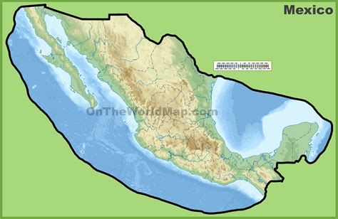 mexico physical map quiz