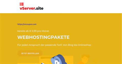 [Pre-黑色星期五 2020] vServer.site - KVM VPS 特价机 最低 €12每年