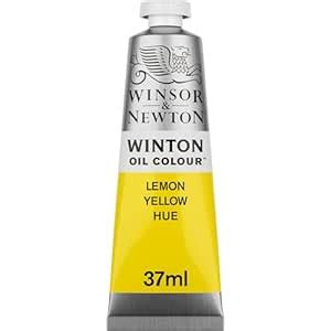 Winsor & Newton Winton Oil Colour Lemon Yellow Hue (346) in 37 ML Tube ...