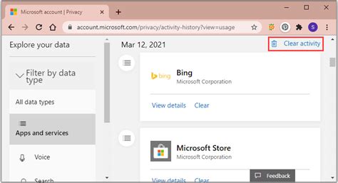 Image result for Bing Activity Log