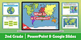 Map of the Oceans and Continents Printable | Twinkl USA