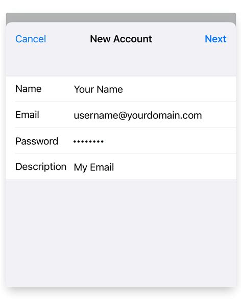 iPhone Email Setup 的图像结果