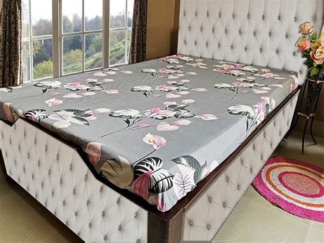 Buy GRINAF Zippered Single Bed Mattress Cover/Protector - Cotton 220TC ...