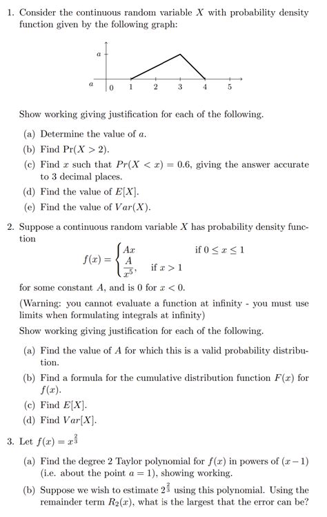 Image result for Continuous Random Variable Probability Density Function