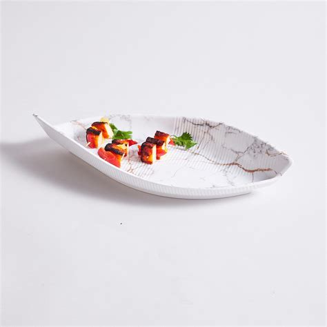 Buy Silvano Melamine Printed Large Platter - 36x16cm from Home Centre ...
