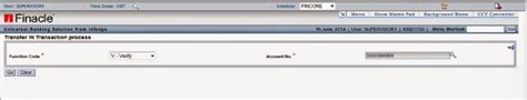 Process of PPF Transfer in DOP Finacle