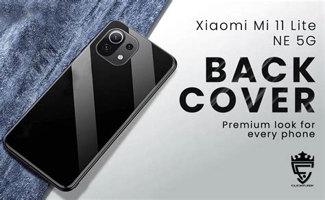 CLICKFLEEK Luxurious Glass Back Case Cover for Xiaomi Mi 11 Lite NE 5G ...