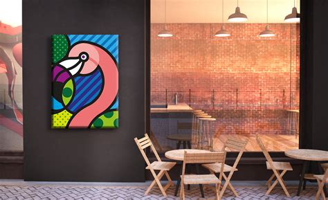 Flamingo Pop Art Painting – Myindianthings