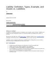 Liability Definition 的图像结果