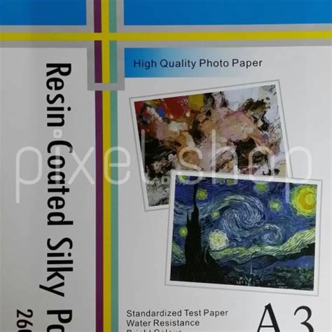 Jual Kertas Print Foto Silky (kasar) A3 260 CORAL | Paper Photo Silky ...