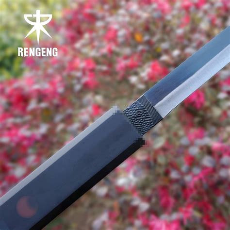 Buy RENGENG Cosplay Anime Japanese Ninja Chokuto Katana Samurai Sword ...