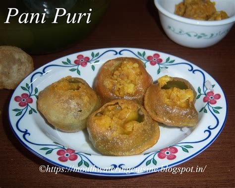 Pani Puri Recipe -- How to make Pani Puri Recipe -- Golgappa Recipe - E ...