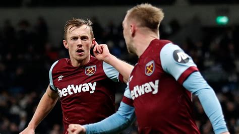 Tottenham 1-2 West Ham: Jarrod Bowen and James Ward-Prowse score in ...