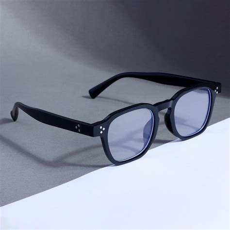 J-Bond Black Clear Square Sunglasses – Go Glassic