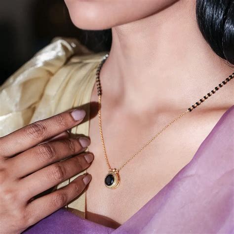 Black Onyx Silver 92.5 Mangalsutra Necklace – Unniyarcha