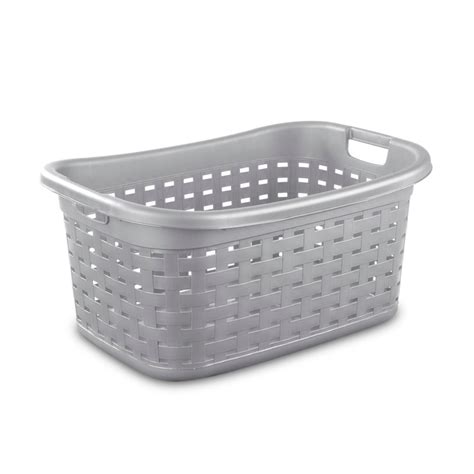 Sterilite Grey Weave Laundry Basket | Howards Storage World