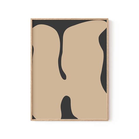 Buy Graphic Beige Shapes Art Wall Art Online at Best Price – Dessine Art