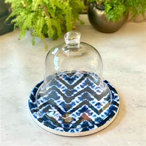 Dessert Tray With Glass Cloche - Bali Falls – Faaya Gifting