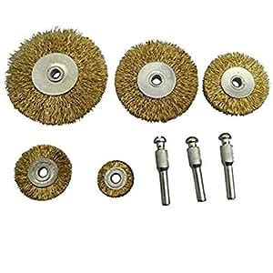 BRUSH HOUSE 8 Piece Polishing Wheel Set for Buffing, Glazing ...