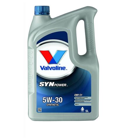 Valvoline 5W30 Fully Synthetic Engine Oil Synpower ENV C1 Ford Jaguar ...
