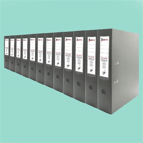 JDENTS® Plastic Lever Arch Binder Box File for Legal, Letter, A4 Size ...
