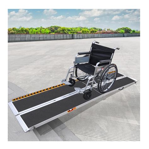 FACHNUO 10FT Portable Wheelchair Ramp Non-Skid Handicap Ramps Folding ...
