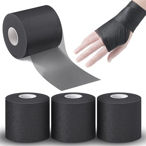 Amazon.com: 3 Piece Athletic Pre Wrap Tape for Hair 90 Yards Foam ...