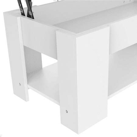 Buy Yaheetech Wood Lift-Top Coffee Table, White Online at Lowest Price ...