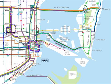 Miami Dade County Transit Map 100 Great Ideas: Transit — Radical