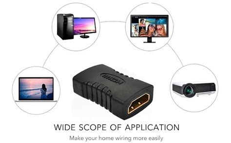 Amazon.in: Buy FEDUS HDMI to HDMI Joiner Coupler Gender Changer - Hdmi ...