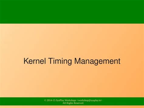 What Are Kernel Times 的图像结果