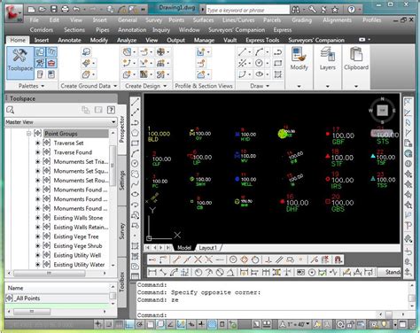AutoCAD Survey Points 的图像结果