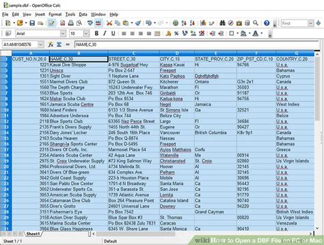 Image result for Open a DBF File