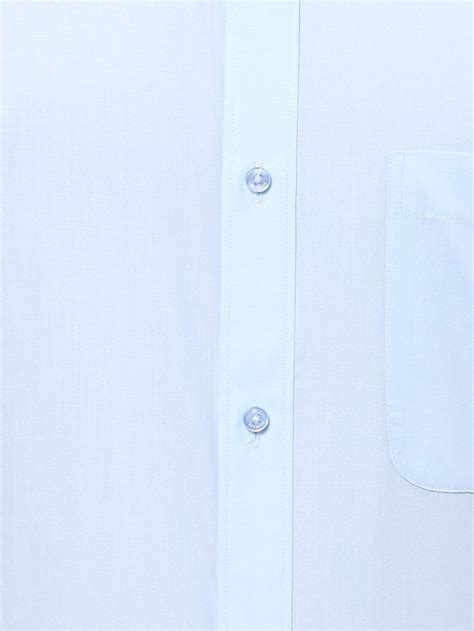 Raymond Blue Solid Slim Fit Cotton Formal Shirt – MyRaymond